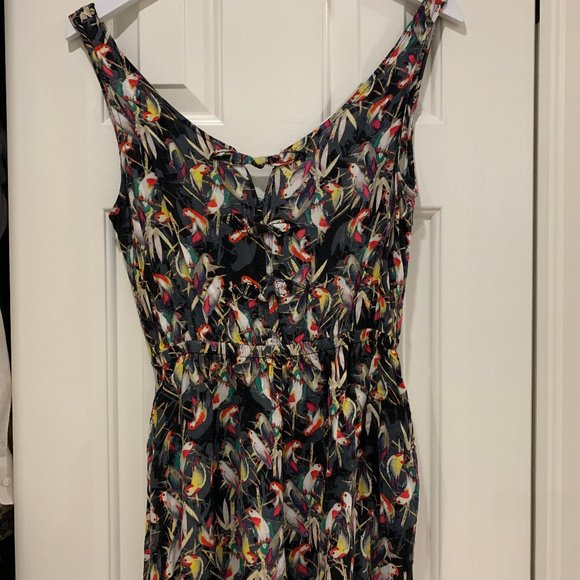 Bird Patterned Romper - Picture 1 of 2